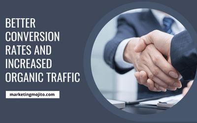 BETTER CONVERSION RATES AND Increased ORGANIC TRAFFIC