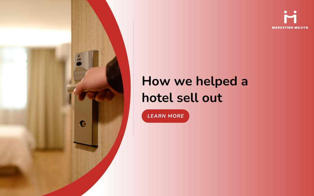 How we helped a hotel sell out